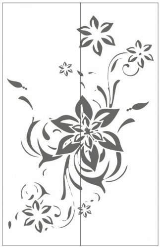Пескоструйный рисунок Цветы 1131